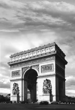 Triomphe in b&amp;w Фото