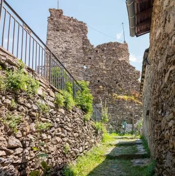 Triora's Castle Stock Photos