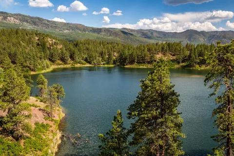 A trip up the Animas River Foto stock