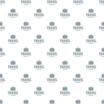 Trip bags pattern vector seamless 스톡 일러스트