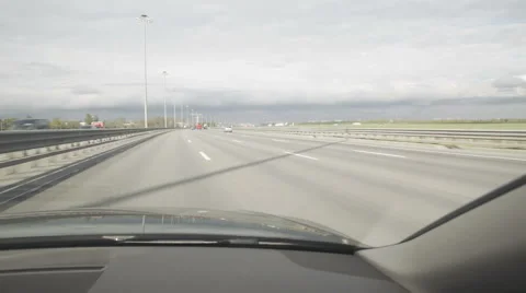 A trip by car on the freeway Stock Footage 50225797