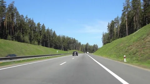 A trip to a countryside road Stock Footage 76015718