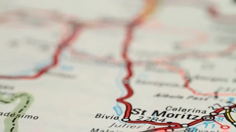 Trip to Davos. slider shot. Stock Footage 2361680