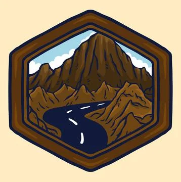 THE TRIP JOURNEY Stock Illustration