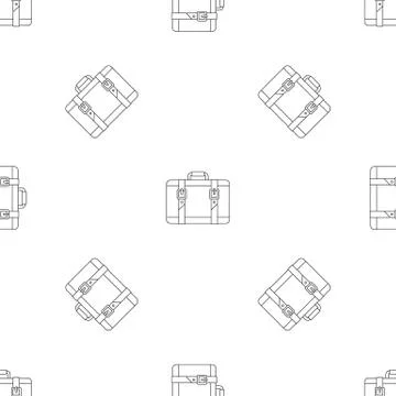 Trip leather bag pattern seamless Stock Illustration