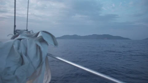 Trip to Mediterranean Sea Stock Footage 152087442