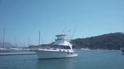 Trip to Mediterranean Sea Stock Footage 152091397
