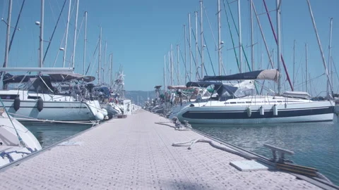Trip to Mediterranean Sea Stock Footage 152091768