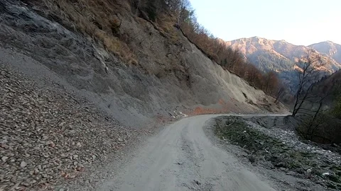 A trip to the mountains of Upper Svaneti Stock Footage 163240396