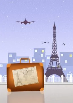 Trip to Paris イラスト素材