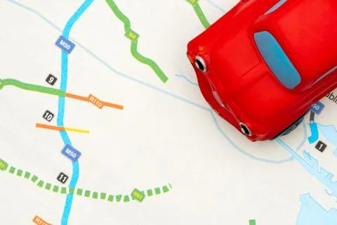 Trip planning concept Stock Photos