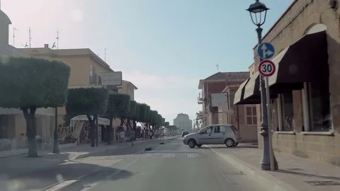 A trip from Pternopoli to Sperlonga Stock Footage 74778235