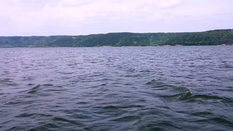 Trip by the red ship Stock Footage 91459454