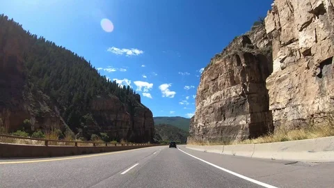 A Trip Through The Mountains Stock Footage 123560724