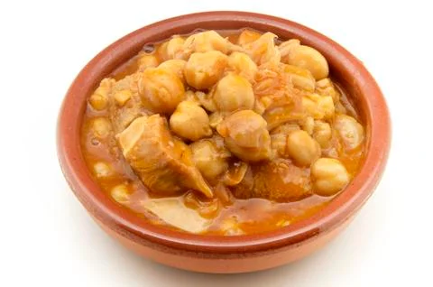 Tripe with chickpeas Stock Photos