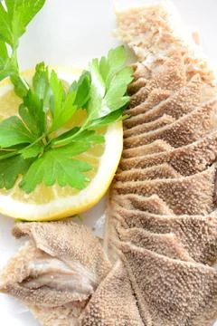 Tripe with lemon Stock Photos