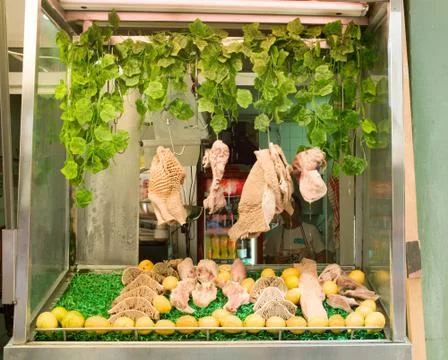 Tripe shop on Naples Foto stock