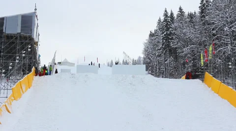 Triple Back Flips And Two Twists Very Failed Video stock 39148949