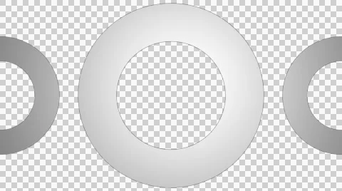 Triple circle rings Stock Footage 44070525