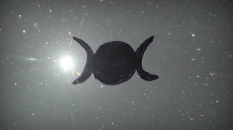 Triple goddess moon phases Stock Footage 33710290