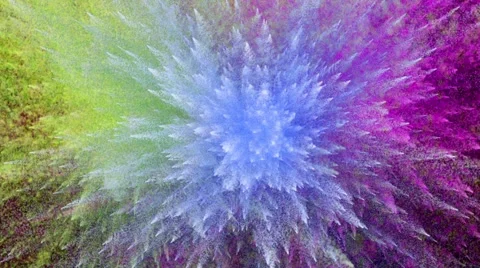 Triple Particle Explosion Stock Footage 59765767