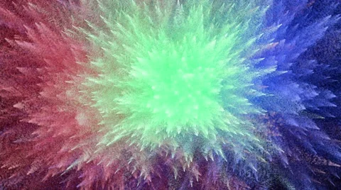 Triple Particle Explosion Stock Footage 59766210