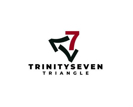 Triple seven logo Stock Illustration