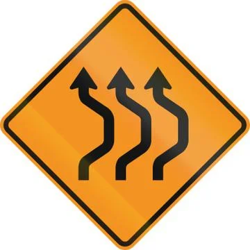 Triple Two-Reverse Curve Stock Illustration