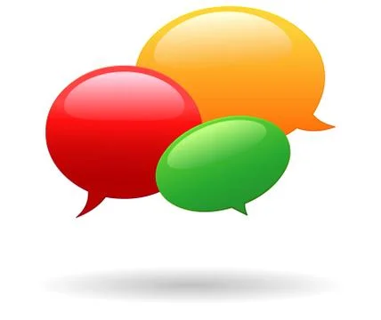 Triplets speech bubbles Illustrazione stock