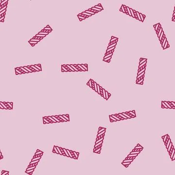 Triplex wire cable line vector seamless pattern Stock Illustration