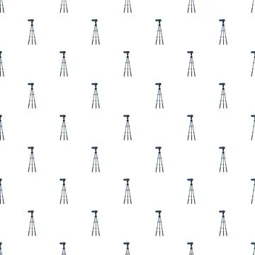 Tripod camera stand repeatable digital pattern background 스톡 일러스트