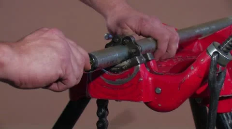 TRIPOD CHAIN VISE 5 Stock Footage 12524930