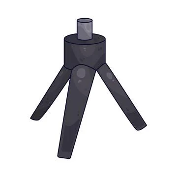 Tripod stand illustration Stock Illustration