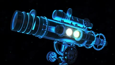 The Tripod Telescope Stock Footage 145280261