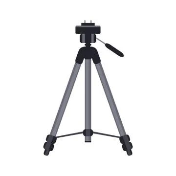 Tripod. Vector illustration isolated on white background Stock Illustration