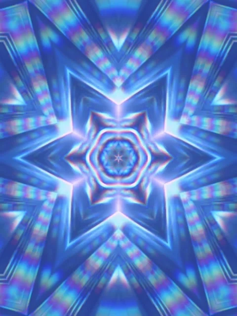 Trippy 3d star Stock Footage 202083446