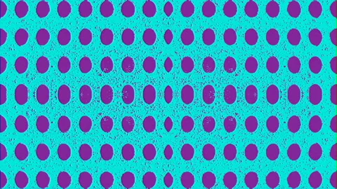 Trippy abstract dots pattern with surreal blinking lights, ideal for Stock Footage 235044112