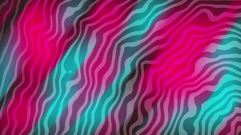 Trippy abstract teal blue red background wavy squiggly line hd copy space Stock-Footage 297344816