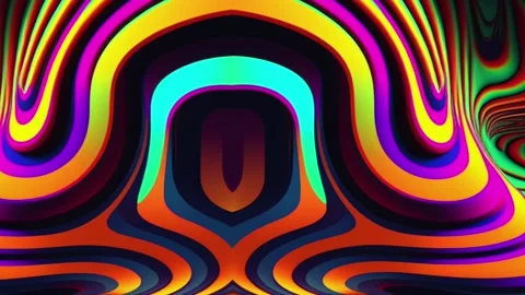 A trippy acid, dmt stripy pattern background. Vivid colors Stock Footage 227321446