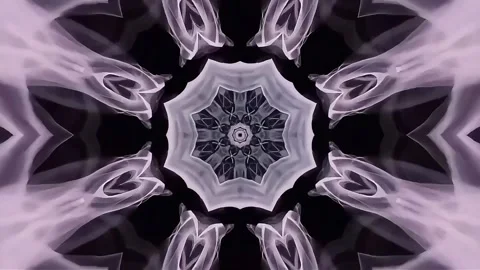 Trippy Black &amp; White Hypnosis Loop Stock Footage 284819445
