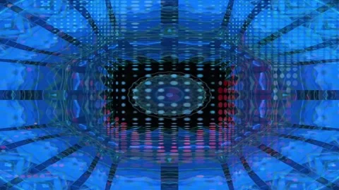 Trippy Blue Animation Stock Footage 246350343