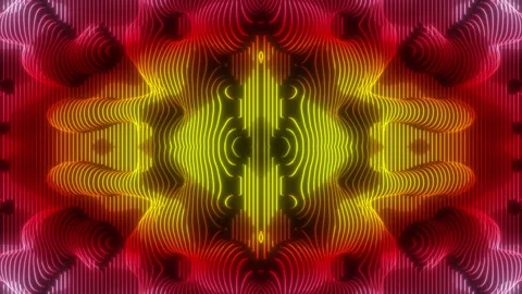 Trippy Lines Abstract Background Animation. Glowing Lines Animation Background. Stock Footage 279889353