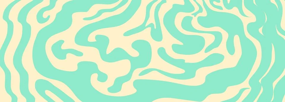 Trippy liquid pattern with wavy lines and psychedelic ripples for retro イラスト素材