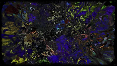 Trippy psychedelic dream Stock Footage 236581482