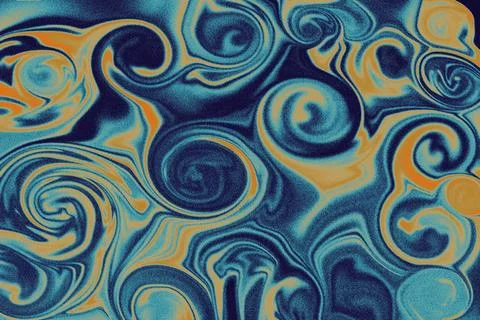 Trippy psychedelic groovy gradient background wallpaper, 90's retro theme Stock Illustration