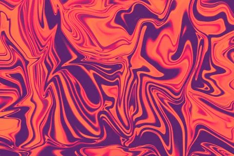 Trippy psychedelic groovy gradient background wallpaper, 90's retro theme Stock Illustration