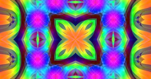 Trippy Psychedelic Liquid Wave Fluorescent Neon Background Illustrazione stock