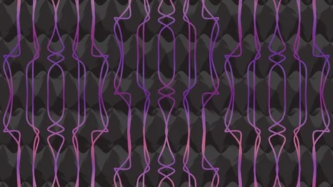 Trippy Psychedelic Waves for Projecting at Music Festivals and Clubs Stock Footage 112965500