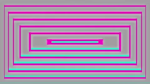 Trippy rectangle infinity pattern zooming in Stock Footage 276282411