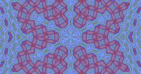 Trippy Tiles: Seamless Loopable Patterns for Creative Journeys Stock Footage 264992624